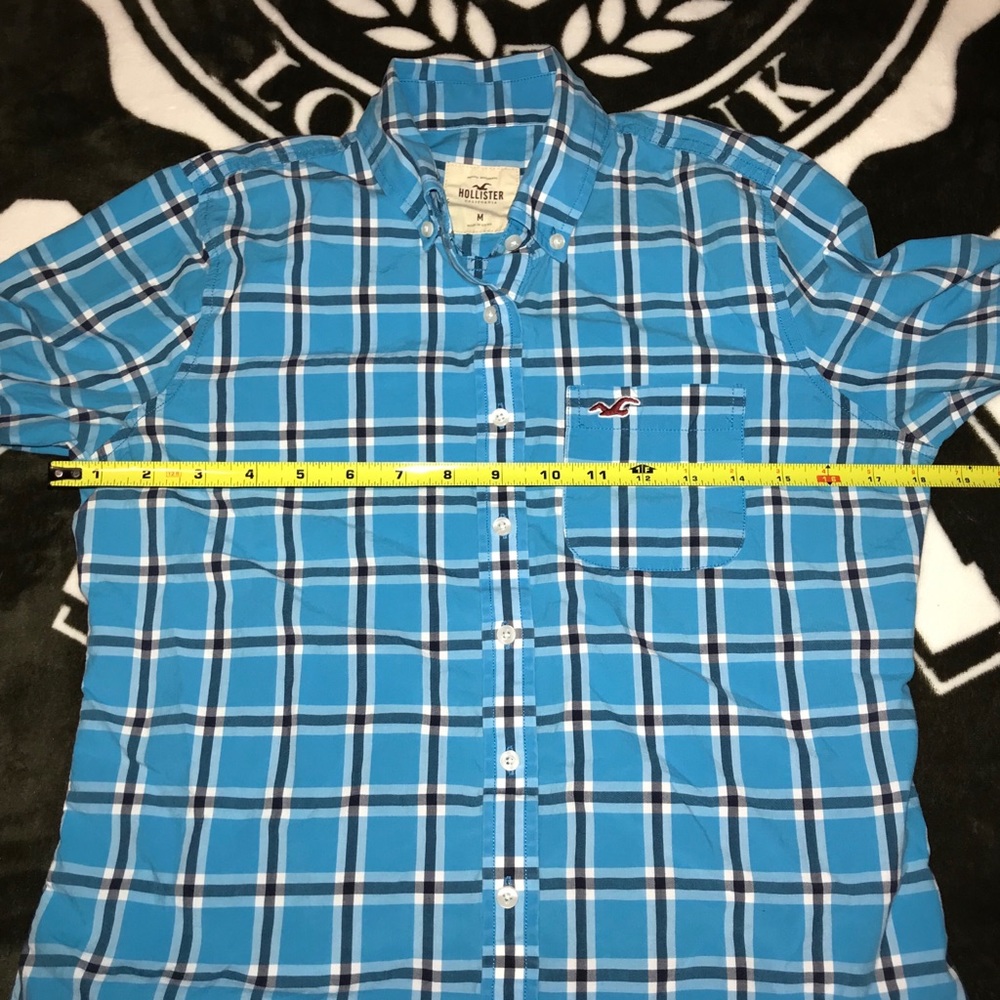 🤍💙HOLLISTER LONG SLEEVE BUTTON UP SHIRT💙🤍 - Picture 12 of 12